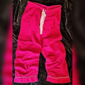 Gilligan & O'Malley Large Red Polka-dot Sleepwear Bottoms